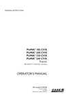 Case IH Puma 220 CVX (Stage V) Tractor Operator Manual 91787788