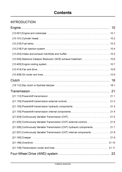 Case IH Puma 220 CVX Tier 4B (final) Tractor Service Manual 51666845
