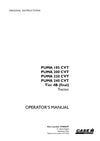 Case IH Puma 240 CVT Tier 4B (Final) Tractor Operator Manual 47960397