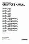Case IH Steiger 425 Tractor Operator PDF Manual 92693729
