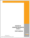 Case WX155E SR Wheeled Excavator Stage V Parts Manual