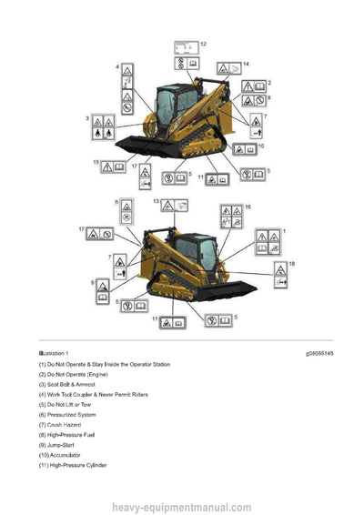 Caterpillar 275 Compact Track Loader PDF Operation & Maintenance Manual Download R8Y00001-up