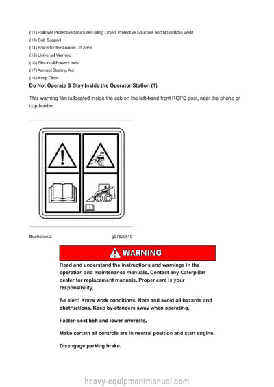 Caterpillar 275 Compact Track Loader PDF Operation & Maintenance Manual Download R8Y00001-up
