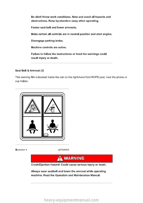 Caterpillar 275 Compact Track Loader PDF Operation & Maintenance Manual Download R8Y00001-up