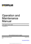 Caterpillar 275 Compact Track Loader PDF Operation & Maintenance Manual Download R8Y00001-up