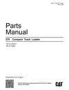 Caterpillar 275 Compact Track Loader Parts Manual R8Y00001-UP