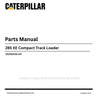 Caterpillar 285 XE Compact Track Loader Parts Manual (2X300001-UP) PDF Download