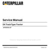 Caterpillar D4 Track-Type Tractor Service Repair Manual (SN JPH00001-UP) PDF