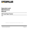 Caterpillar D6 Track-Type Tractor (SN EDL) Operation & Maintenance Manual PDF