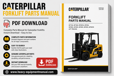 Caterpillar Forklift Parts Manual - PDF Download