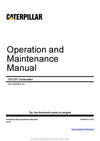 Caterpillar TH1255 Telehandler PDF Operation & Maintenance Manual Download ZH600001-UP 