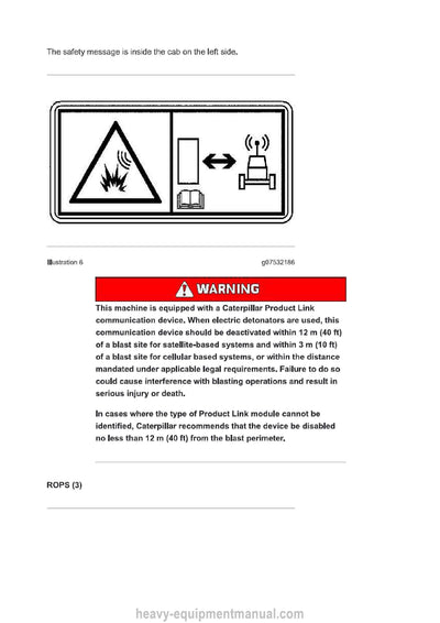 Caterpillar TH1255 Telehandler PDF Operation & Maintenance Manual Download ZH600001-UP