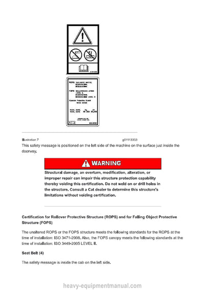 Caterpillar TH1255 Telehandler PDF Operation & Maintenance Manual Download ZH600001-UP