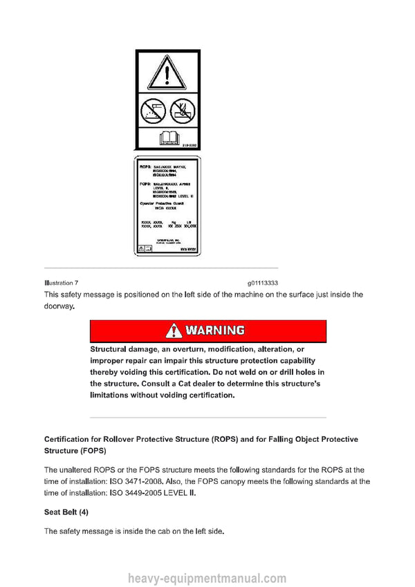 Caterpillar TH1255 Telehandler PDF Operation & Maintenance Manual Download ZH600001-UP