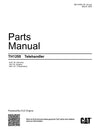Caterpillar TH1255 Telehandler Parts Manual ZH600001-UP