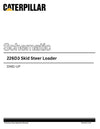 Caterpillar 226D3 Skid Steer Loader Complete Schematic Manual DX81-UP