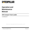 Caterpillar 255 Compact Track Loader Operation & Maintenance Manual (FL700001-UP) PDF