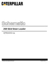 Caterpillar 265 Skid Steer Loader Complete Schematic Manual GPR00001-Up