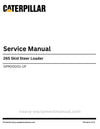 Caterpillar 265 Skid Steer Loader Service Manual (GPR00001-UP) PDF Download