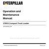 Caterpillar 279D3 Compact Track Loader Operation & Maintenance Manual (EP700001-UP) PDF