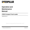 Caterpillar 279D3 Compact Track Loader Operation & Maintenance Manual (RB900001-UP) PDF