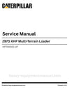 Caterpillar 297D XHP Multi-Terrain Loader Service Manual (HP700001-UP) PDF Download