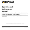 Caterpillar 299D3 XE Compact Track Loader Operation & Maintenance Manual (R2300001-UP) PDF