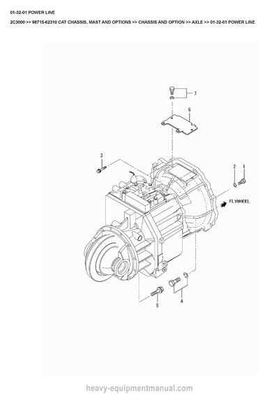 Caterpillar Forklift Parts Manual - PDF Download