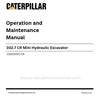 Caterpillar 302.7 CR Mini Hydraulic Excavator Operation & Maintenance Manual (CZ600001-UP) PDF