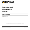 Caterpillar 312D Excavator Operation & Maintenance Manual (HCW00001-UP) PDF