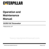Caterpillar 313D2 GC Excavator Operation & Maintenance Manual (FEB100001-UP) PDF
