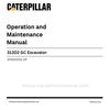 Caterpillar 313D2 GC Excavator Operation & Maintenance Manual (SYG00001-UP) PDF
