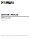 Caterpillar 320C Excavator Complete Schematic Manual AMC00001-UP
