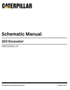 Caterpillar 320 Excavator Complete Schematic Manual NMC00001-UP