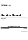 Caterpillar 320 Excavator Service Repair Manual (MYK00001-UP) - PDF Download