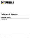 Caterpillar 336F Excavator Complete Schematic Manual LJY00001-UP