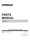 Caterpillar 336 Excavator Parts Manual (RDL00001-UP) PDF Download