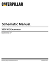 Caterpillar 352F XE Excavator Complete Schematic Manual SD200001-UP