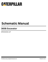 Caterpillar 365B Excavator Complete Schematic Manual 9PZ00001-UP 