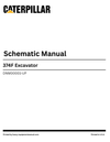 Caterpillar 374F Excavator Complete Schematic Manual DNM00001-UP