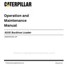 Caterpillar 420E Backhoe Loader Operation & Maintenance Manual (DAN00001-UP) PDF