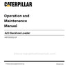 Caterpillar 420 Backhoe Loader Operation & Maintenance Manual (H9T00001-UP) PDF