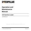 Caterpillar 420 Backhoe Loader Operation & Maintenance Manual (L8T00001-UP) PDF