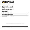 Caterpillar 426 Backhoe Loader Operation & Maintenance Manual (JZ400001-UP) PDF
