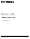 Caterpillar 430F Backhoe Loader Complete Schematic Manual LDY00001-UP 