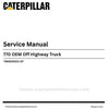 Caterpillar 770 OEM Off Highway Truck Service Repair Manual (SN: YW400001-UP) PDF 