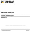 Caterpillar 770 Off Highway Truck Service Repair Manual (SN: YW300001-UP) PDF 