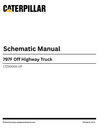 Caterpillar 797F Off Highway Truck Complete Schematic Manual LTZ00001-UP