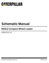 Caterpillar 903C2 Compact Wheel Loader Complete Schematic Manual MW800001-UP
