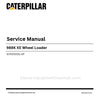 Caterpillar 988K XE Wheel Loader Service Manual (EVX00001-UP) PDF Download